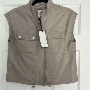 NWT Bagatelle Collection faux leather vest